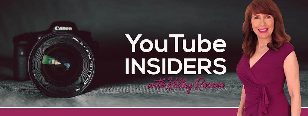 YouTube Insiders banner with camera and host