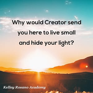 Sunrise landscape with inspirational quote
