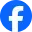 Blue circular Facebook logo icon