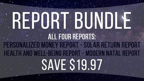 Report bundle promotional graphic showing discount